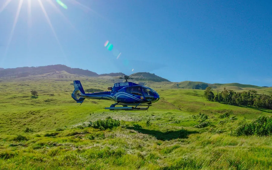 Maui and Molokai on a ninety-minute helicopter tour
